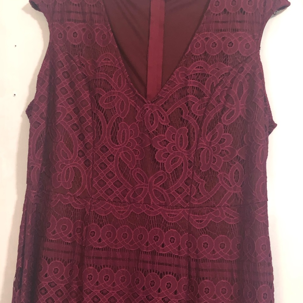 Maroon dress